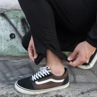 Treino Tactel Elastano Calça Masculina Academia - LOGO AMARELO