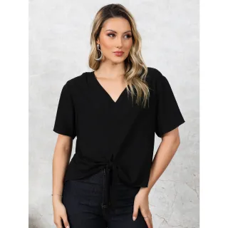 Moda Viscorinho Feminina Blusa - LANGJA