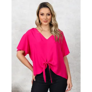 Moda Viscorinho Feminina Blusa - LANGJA