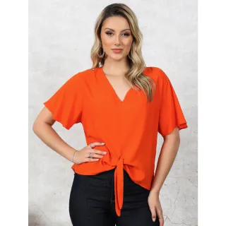 Moda Viscorinho Feminina Blusa - LANGJA