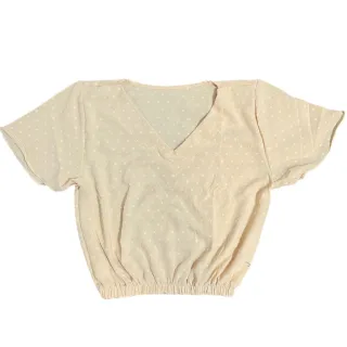 Blusa feminina tecido duna com estampa de pipoca - Púrpura