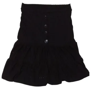 Confortável Saia Midi Moda Evangélica Lese Maria 2 - Preto