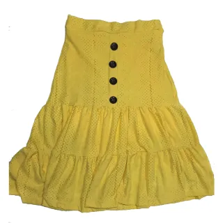 Confortável Saia Midi Moda Evangélica Lese Maria 2 - Preto