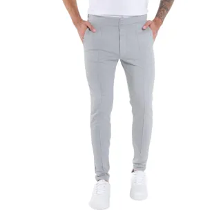 Calça Masculina Skinny Moletinho Alfaiataria - Kit com 2 - Bege e Caramelo