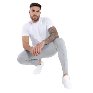 Calça Masculina Skinny Moletinho Alfaiataria - Kit com 2 - Bege e Caramelo