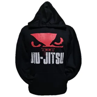 Moletom Masculino Bad Boy Jiu-jítsu: Blusa de Frio para Treino na Academia - Preto