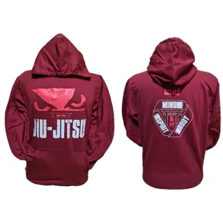 Moletom Masculino Bad Boy Jiu-jítsu: Blusa de Frio para Treino na Academia - Preto