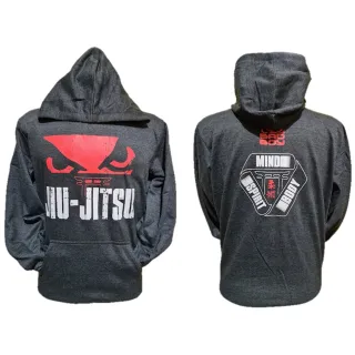 Moletom Masculino Bad Boy Jiu-jítsu: Blusa de Frio para Treino na Academia - Preto