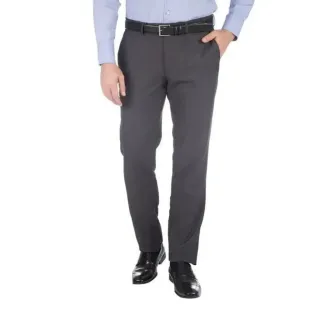 Envio Imediato - Calça Social Masculina Slim Cinza Chumbo - 36