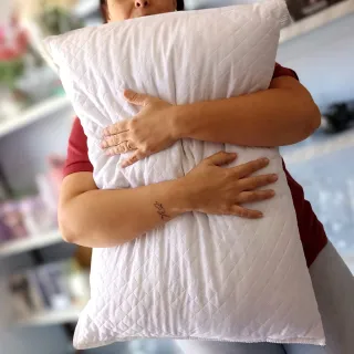 Confortável Travesseiro Branco Antialérgico 50x70x16cm - Promoção - Único