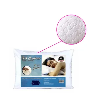 Confortável Travesseiro Branco Antialérgico 50x70x16cm - Promoção - Único