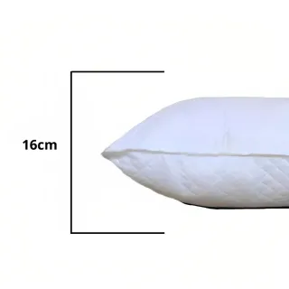 Confortável Travesseiro Branco Antialérgico 50x70x16cm - Promoção - Único