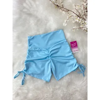 Empina Bumbum - Cordinha Lateral, Estampas e Cores Variadas - Azul Turquesa