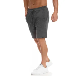 Bermudas Moletom Masculina Kit 2 - Academia Casual - Grafite + Mescla