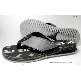 Amortecedor Salto Chinelo Masculino - Fotos Reais 100% - Preto/Vinho K52