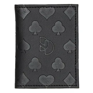 Grife Premium Porta Cartão Masculino Slim Carteira - PRETA/FLOR/CINZA