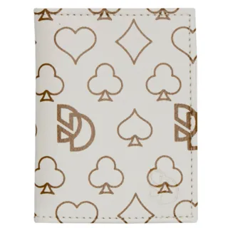 Grife Premium Porta Cartão Masculino Slim Carteira - PRETA/FLOR/CINZA