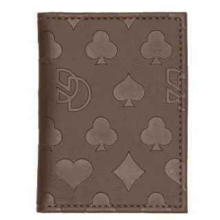 Grife Premium Porta Cartão Masculino Slim Carteira - PRETA/FLOR/CINZA