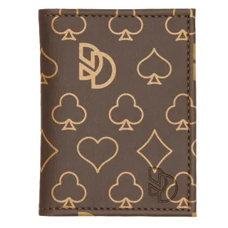 Grife Premium Porta Cartão Masculino Slim Carteira - PRETA/FLOR/CINZA