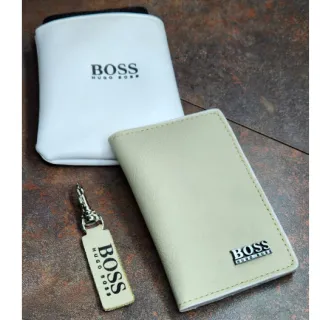 Super Promoção: Carteira Compacta Masculina em Couro Legítimo 100% - HB Bege