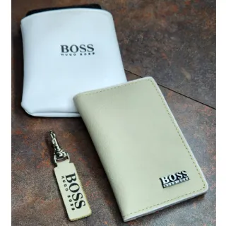 Super Promoção: Carteira Compacta Masculina em Couro Legítimo 100% - HB Bege