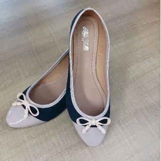 Sapato Feminino Sapatilha - Modelos de Sapatilhas Femininas - Camurça Nude Bico Nude Verniz