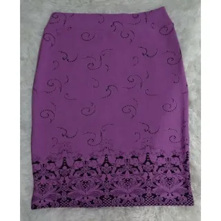 Saia Social Evangélica de Jacard com Elastano - VERDE 4