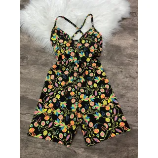 Alcinha Macaquinho Fitness - Costa Nua - ANIMAL PRINT LILÁS