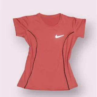 NK Camiseta Unitário Dry Fit Academia - Verde Pink