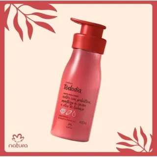 Hidratante Corporal Framboesa e Pimenta Vermelha 400ml Tododia Natura - Único