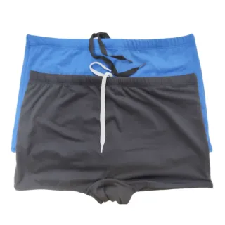 Proteção solar Uv =50, sunga boxer masculina forrada - Sunga Azul