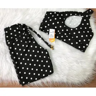 Conjunto de short com cordinha + top com bojo para academia - Neon alcinha