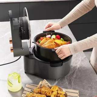 Air Fryer Digital 10L sem Óleo, com Panela Removível e Grelha para Refeições Variadas - Voltagem Dupla (127v-220v) - 220V
