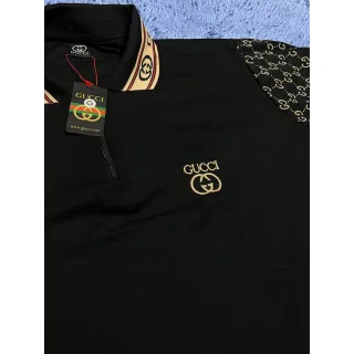 Polo Bordada Gucci Gola com Ziper - Todas as Cores e Tamanhos - Azul Royal