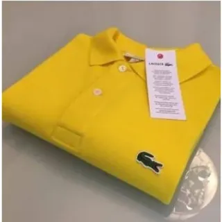 Camisa Polo LCST Básica Premium de Algodão - Envio Imediato, Queima de Estoque! - Rosa