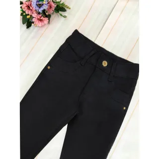 Moda Infantil: Calça Jeans Skinny Menina Juvenil 2-16 Anos - JEANS ESCURO