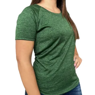 Fitness Camiseta Feminina Dry Fit Academia - Cinza