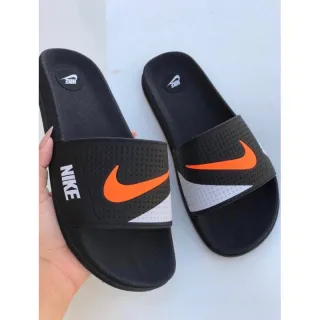 Slide unissex pronta entrega - Chinelo masculino e feminino - Coroa preto