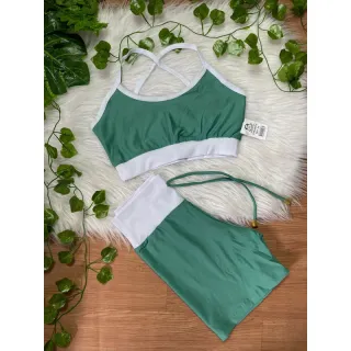 Short + Top para Academia - Conjunto perfeito para seus treinos