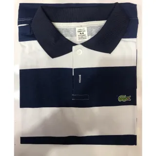 Camisa Polo Listrada em Algodão Promoção Imperdível - Rosa