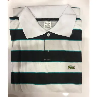 Camisas Polo Listradas em Algodão - Supper Promoção! - Azul Marinho