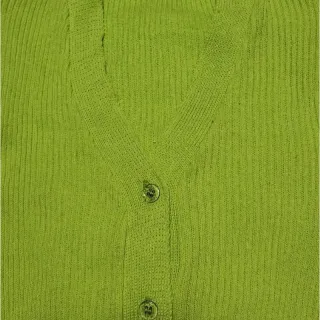 Moda outono inverno: Blusa feminina de frio, cardigans com botão e suéter tricô - Marsala