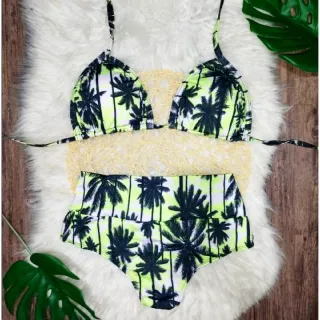 Plus Size GG Biquini Cortininha semi fio (46 ao 50) - Estampa 2