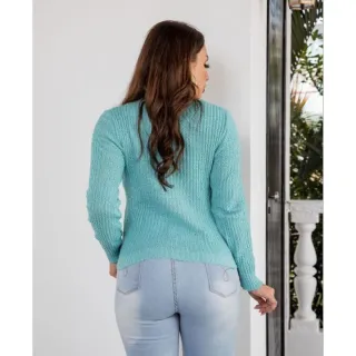 Moda outono inverno: Blusa feminina de frio, cardigans com botão e suéter tricô - Marsala