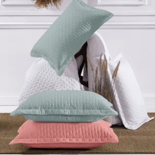 Porta Travesseiro Fronha Microfibra 50x70cm - Conjunto 2 Unidades - Azul