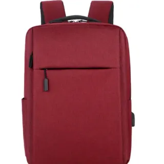 Mochila Impermeável Escolar com USB para Notebook 15.6 - 1 ZIPER CINZA