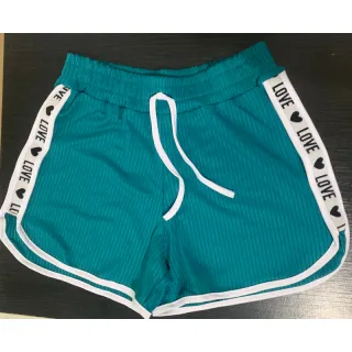 Moda Blogueira Short Feminino Verão Malha Ribana Canelada - Pink