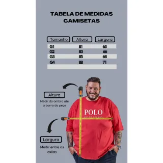 T-shirt Plus-size Importada, Camiseta Oversize Masculina e Feminina - Branco