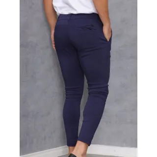 Calça Masculina Skinny Alfaiataria Lycra Elastano - Azul