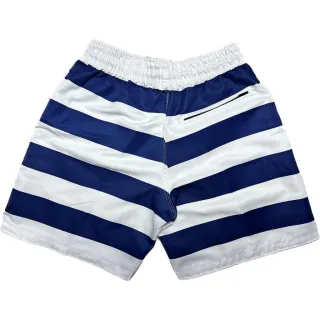 Short Tactel Masculino Listrado - Ideal para treinos na academia - Azul Bebê